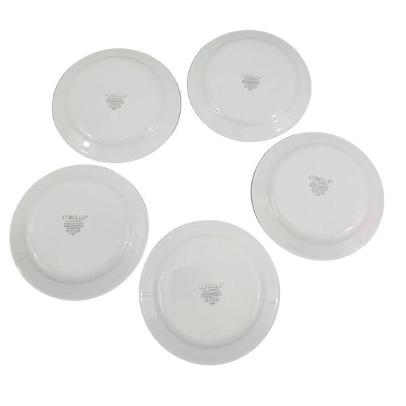 Corelle COUNTRY CORNFLOWER Blue Ribbon Basket Salad Luncheon Plates - Set of 5 - Picture 3 of 16